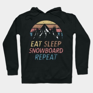 eat sleep snow brow Hoodie